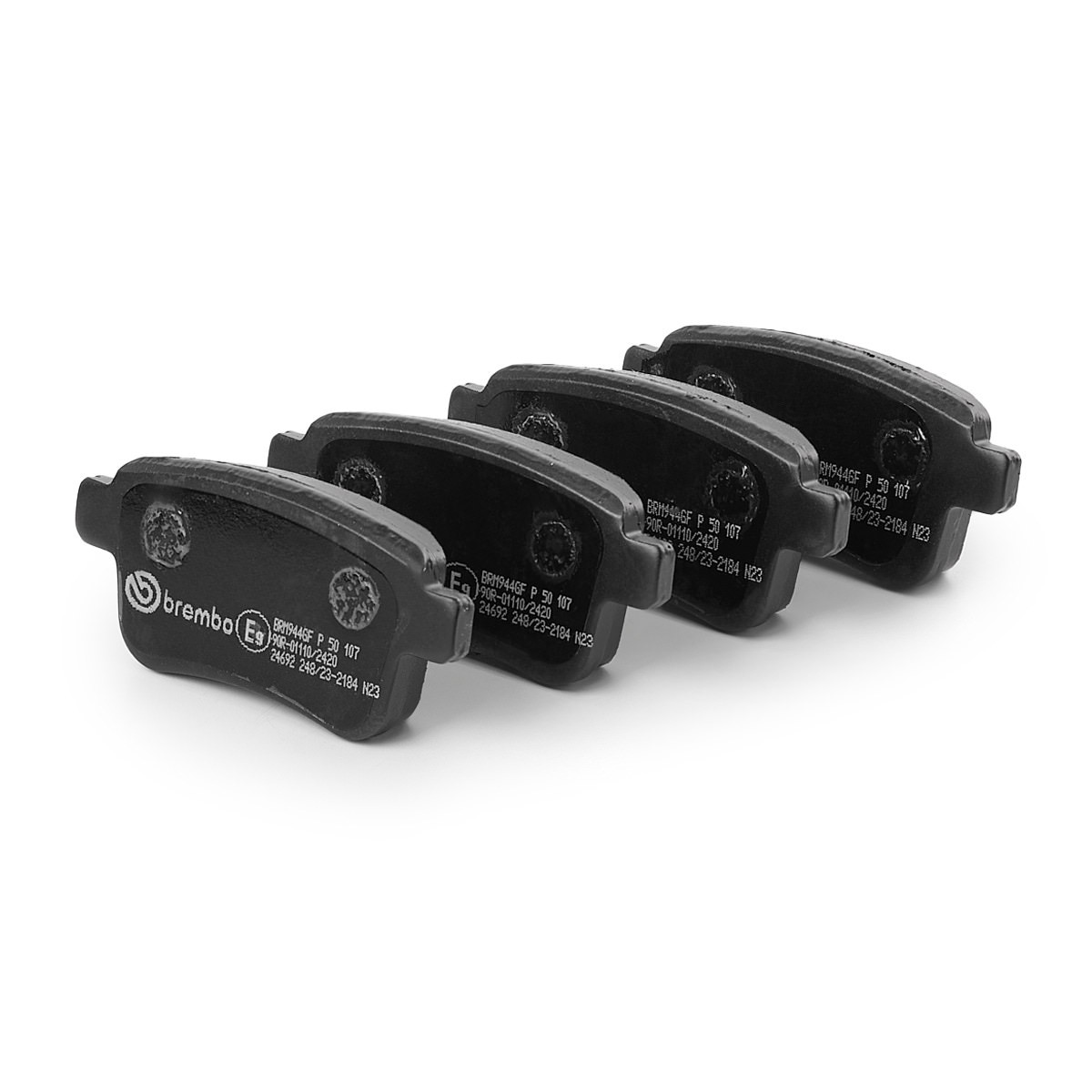 P50107 Brembo Колодки гальмівні задні, дискові