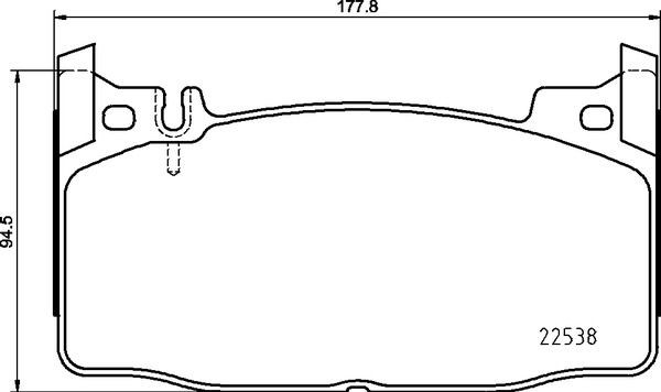 Передні тормозні колодки P50143 Brembo