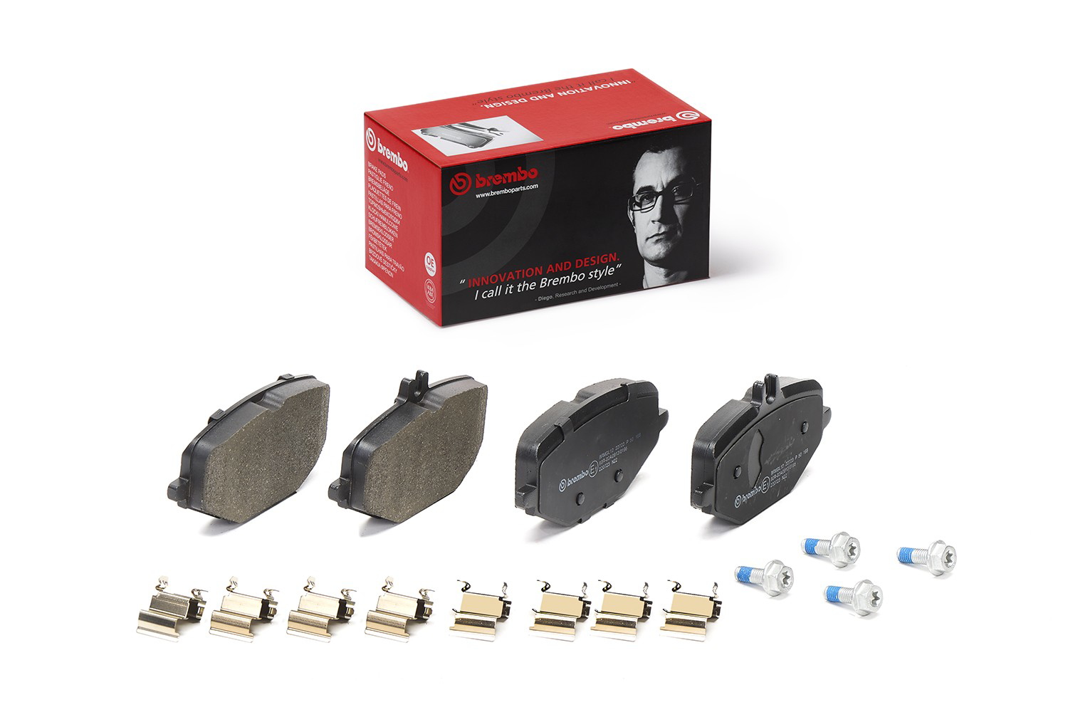 Задні гальмівні колодки Brembo P50168 ціна, від 77.08 USD