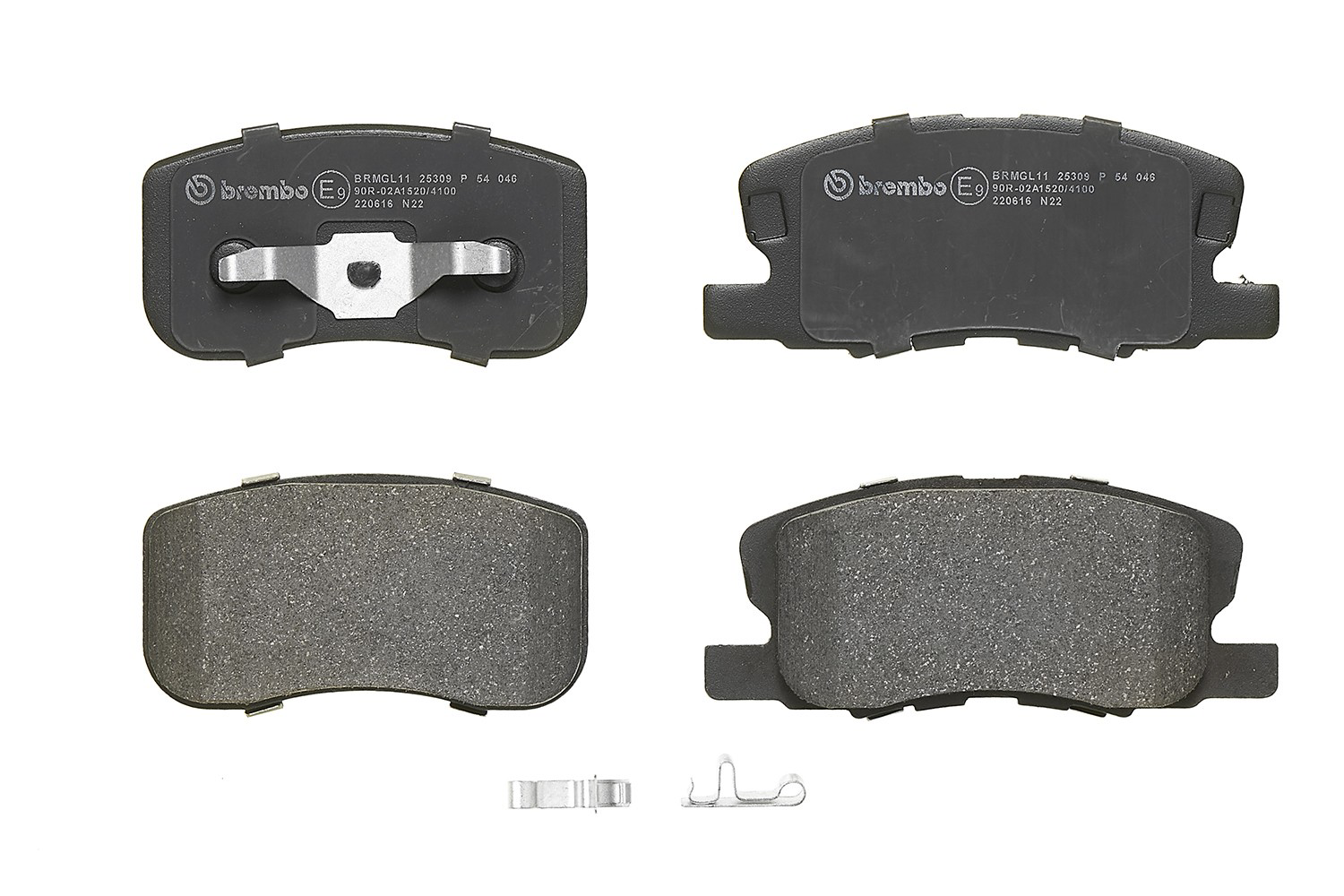 Купити P54046 Brembo Колодки гальмівні передні, дискові