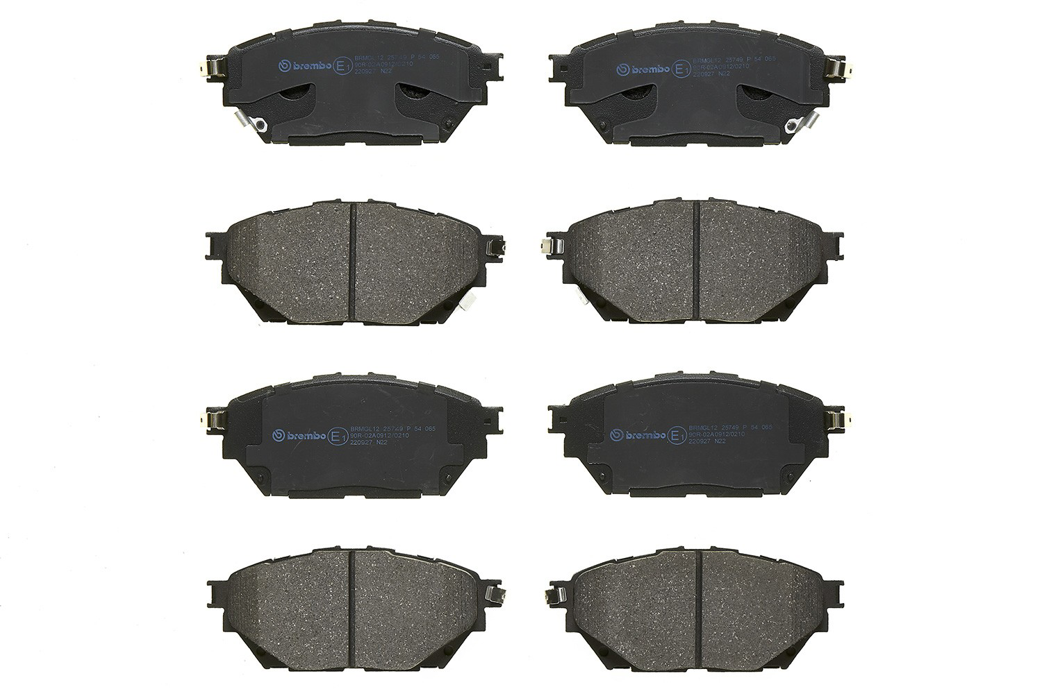 Купити P54065 Brembo Колодки гальмівні передні, дискові