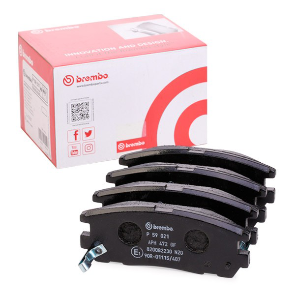 Задні гальмівні колодки Brembo P59021 ціна, від 19.18 USD