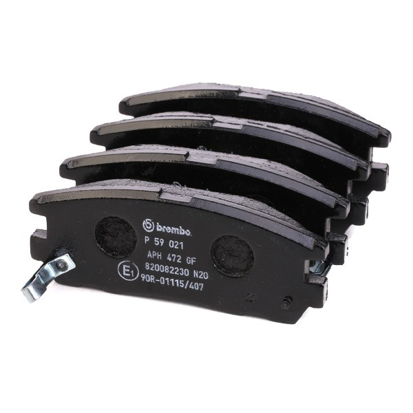 P59021 Brembo Колодки гальмівні задні, дискові