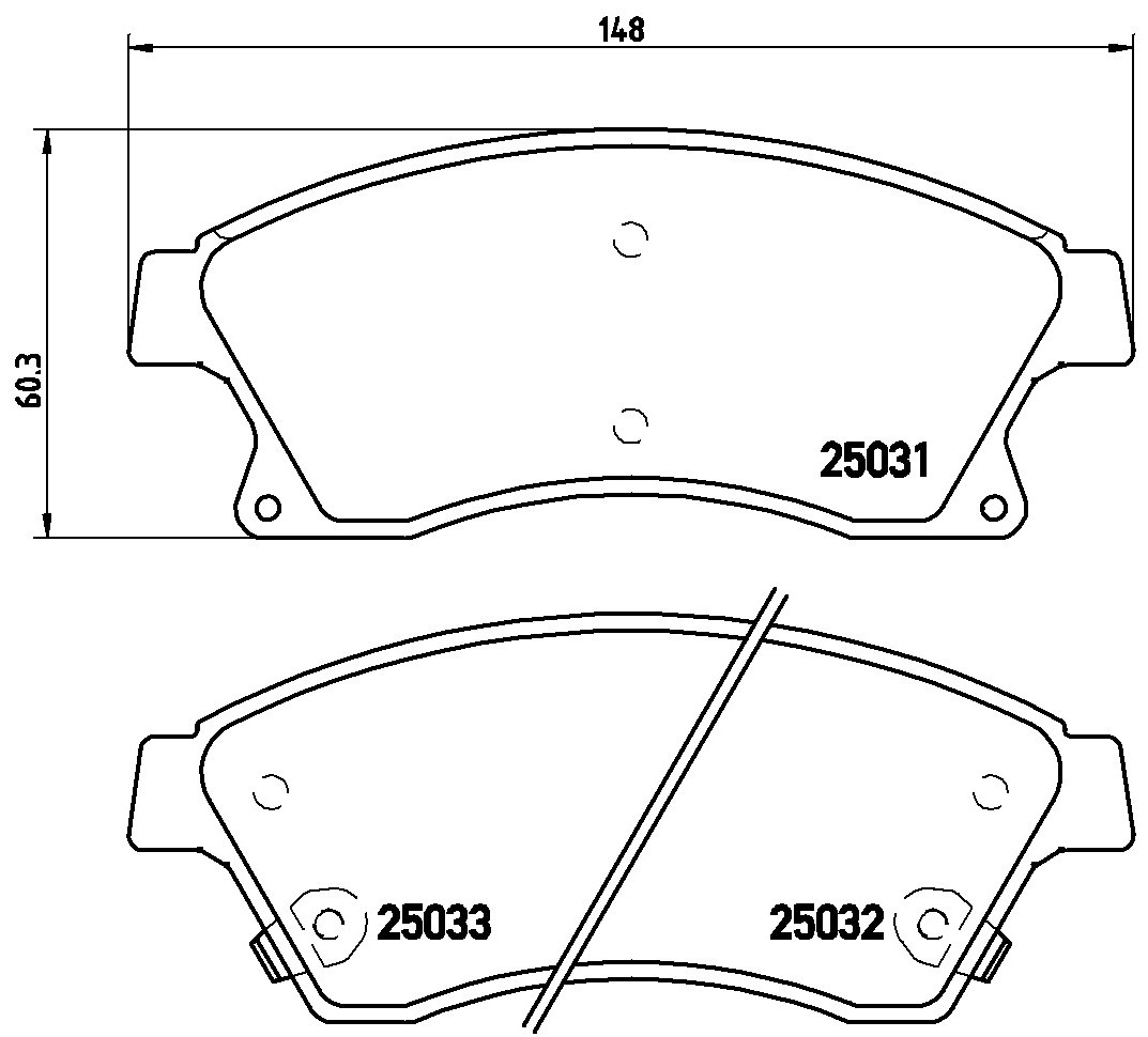 Купити P59076X Brembo Колодки гальмівні передні, дискові