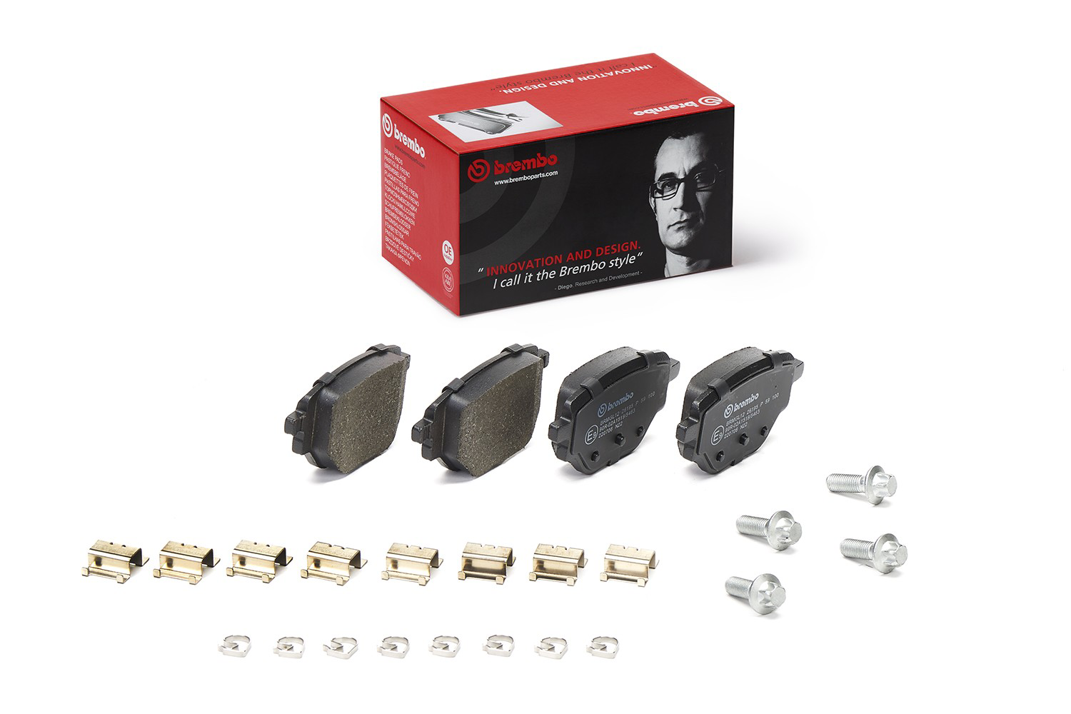 Купити P59100 Brembo Задні колодки