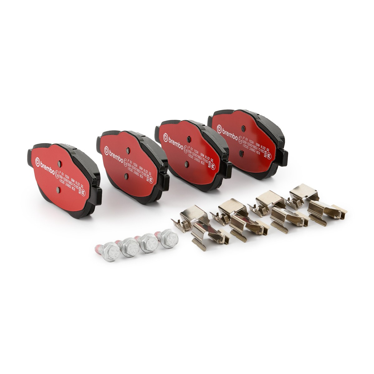 Передні тормозні колодки P61103X Brembo