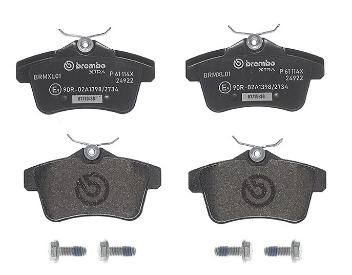 Купити P61114X Brembo Задні колодки