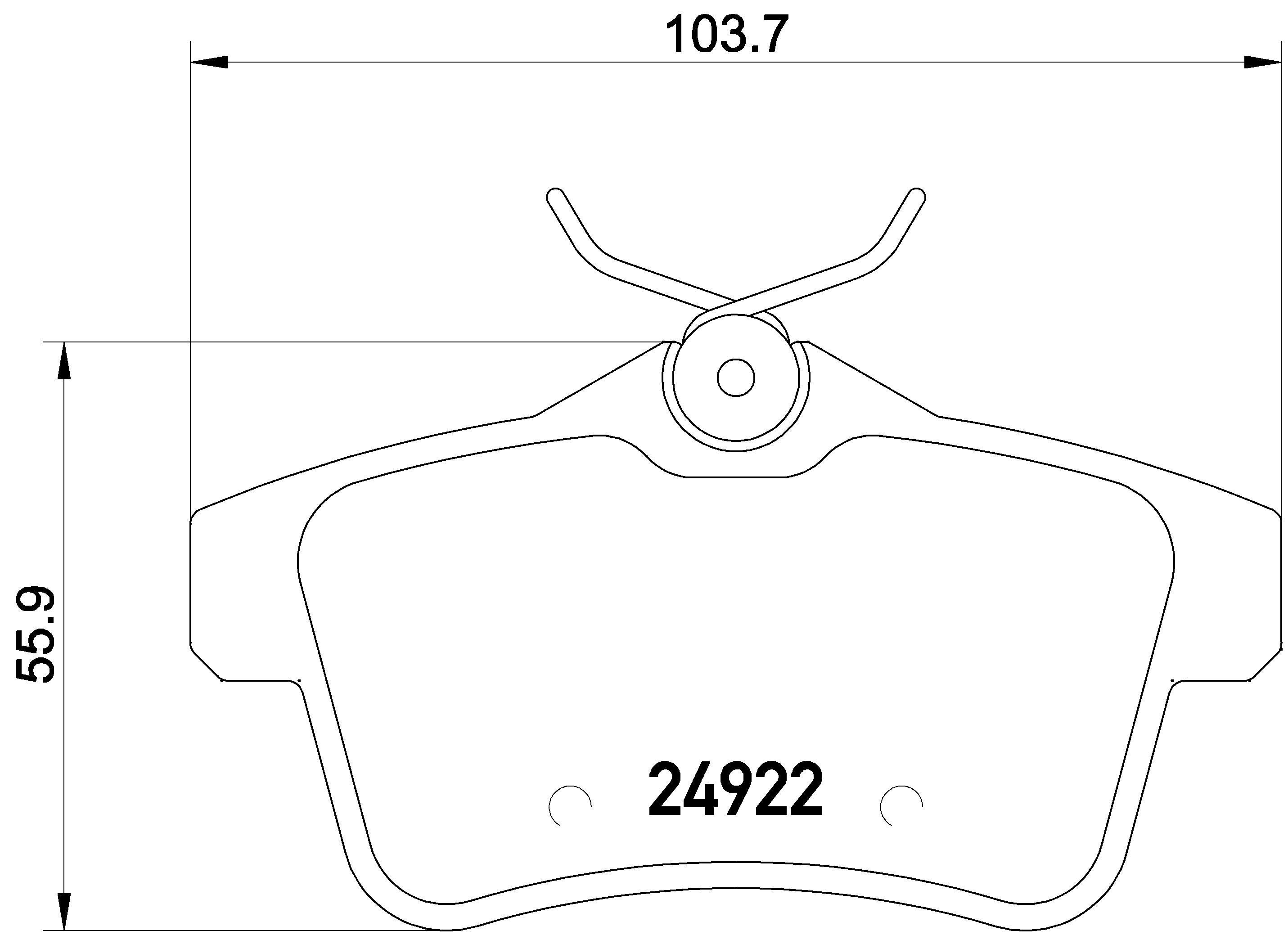 Задні гальмівні колодки Brembo P61114X ціна, від 27.51 USD