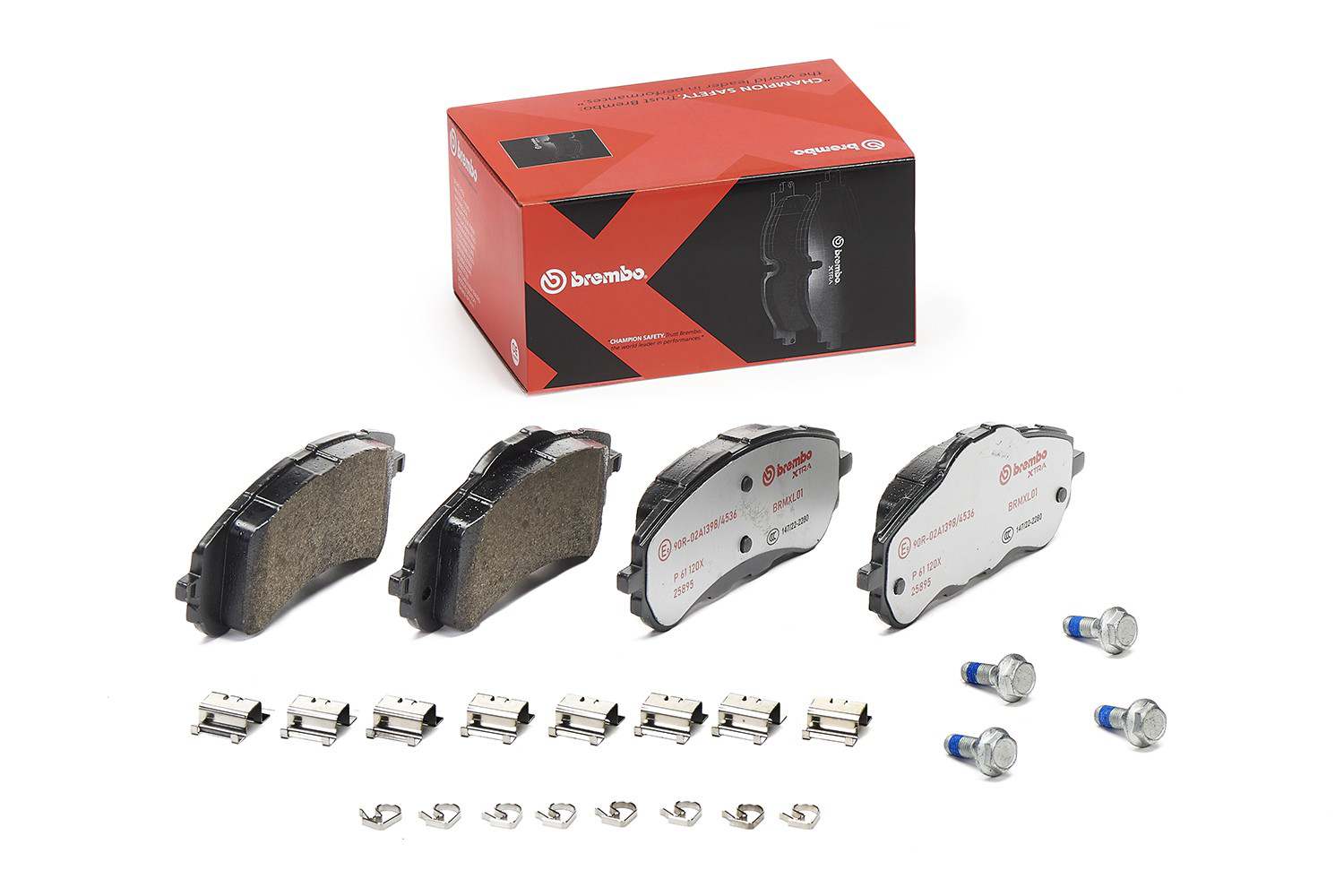 Купити P61120X Brembo Колодки гальмівні передні, дискові
