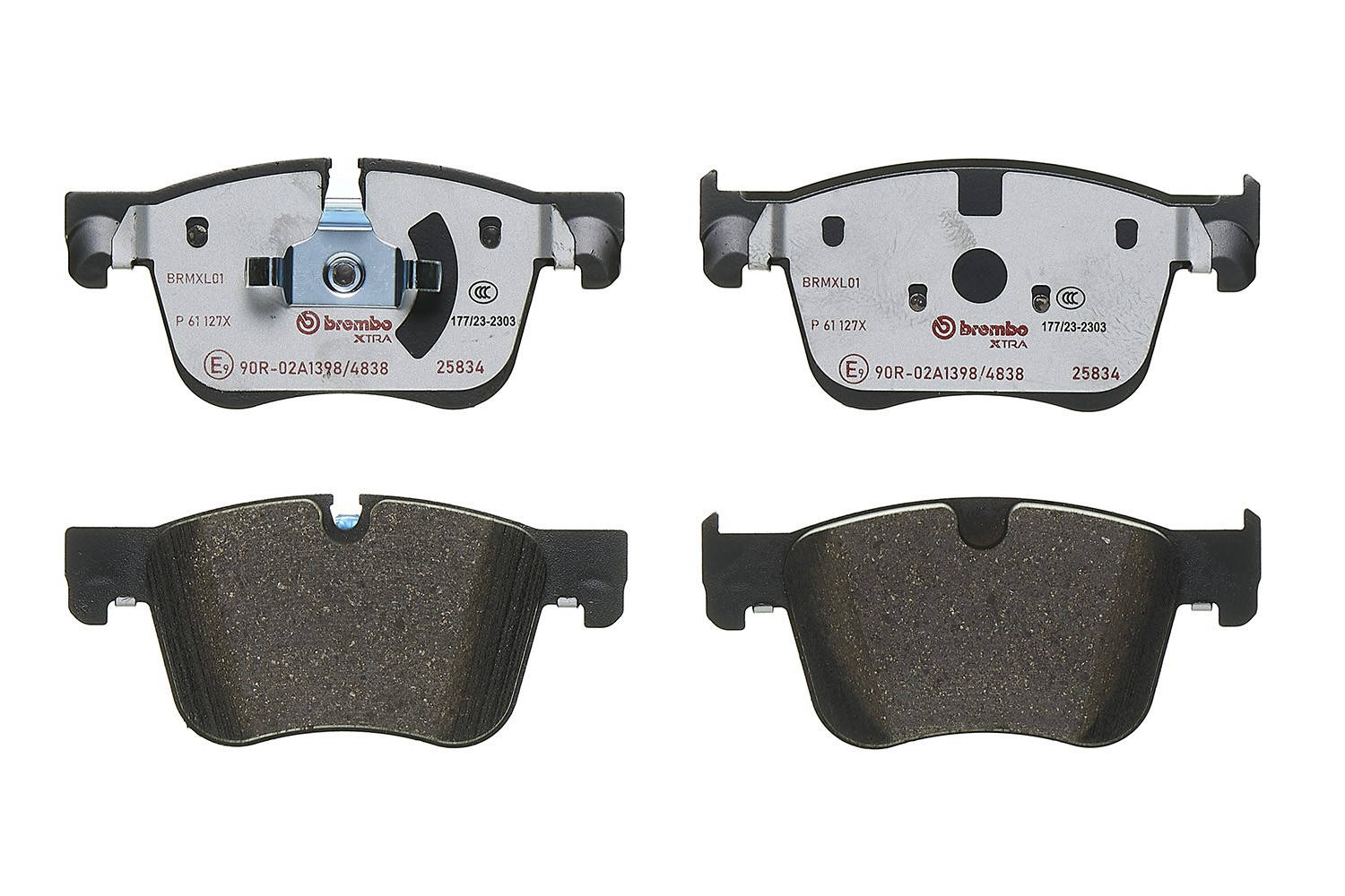 Гальмівні колодки Brembo P61127X ціна, від 42.33 USD