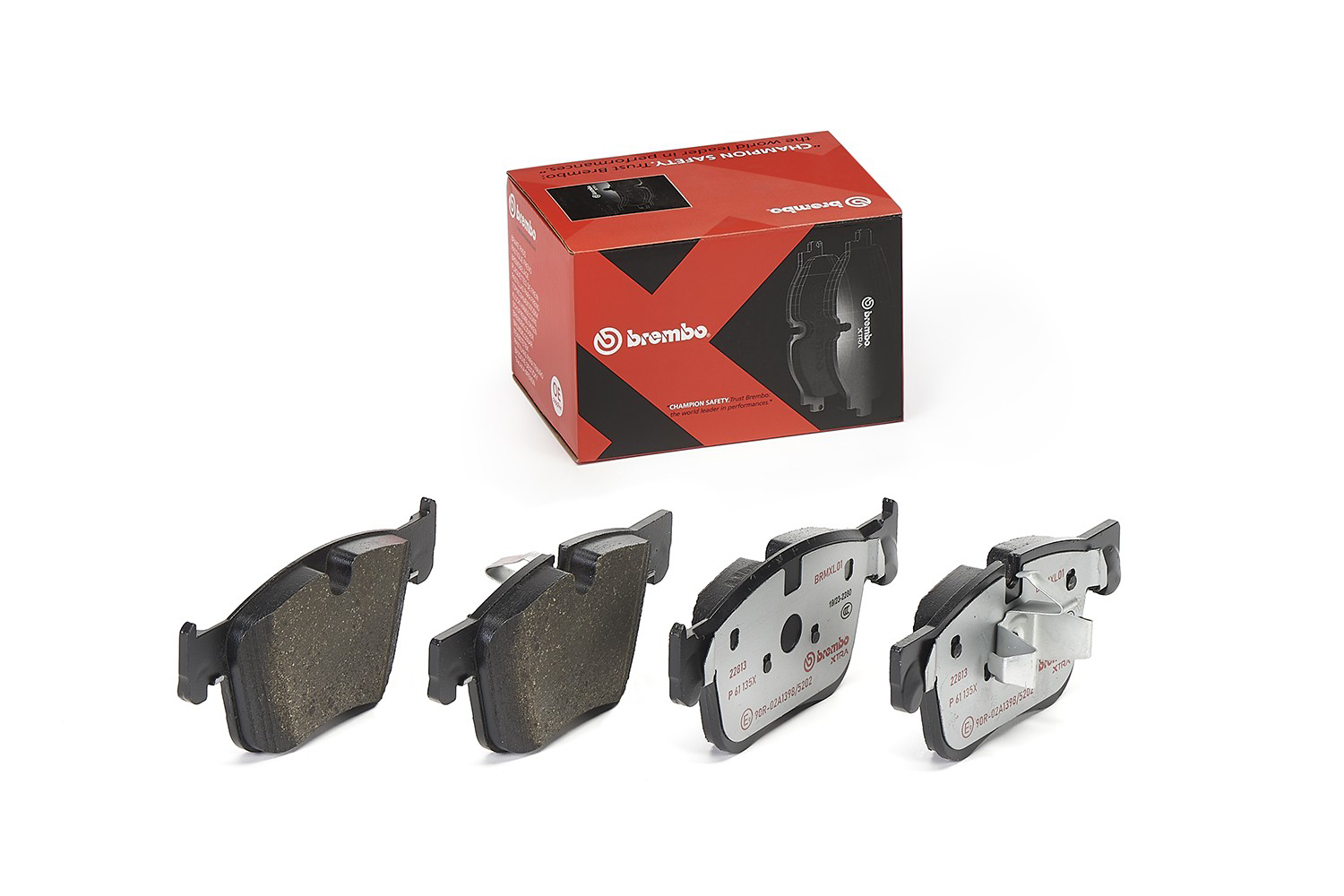 Купити P61135X Brembo Колодки гальмівні передні, дискові