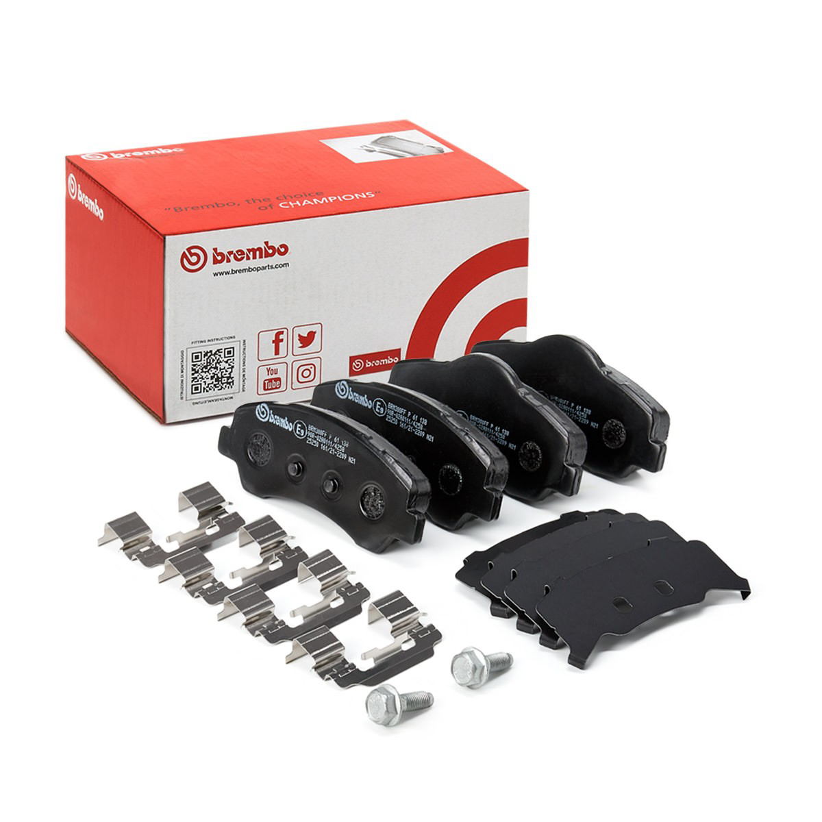 Гальмівні колодки Brembo P61138 ціна, від 23.19 USD