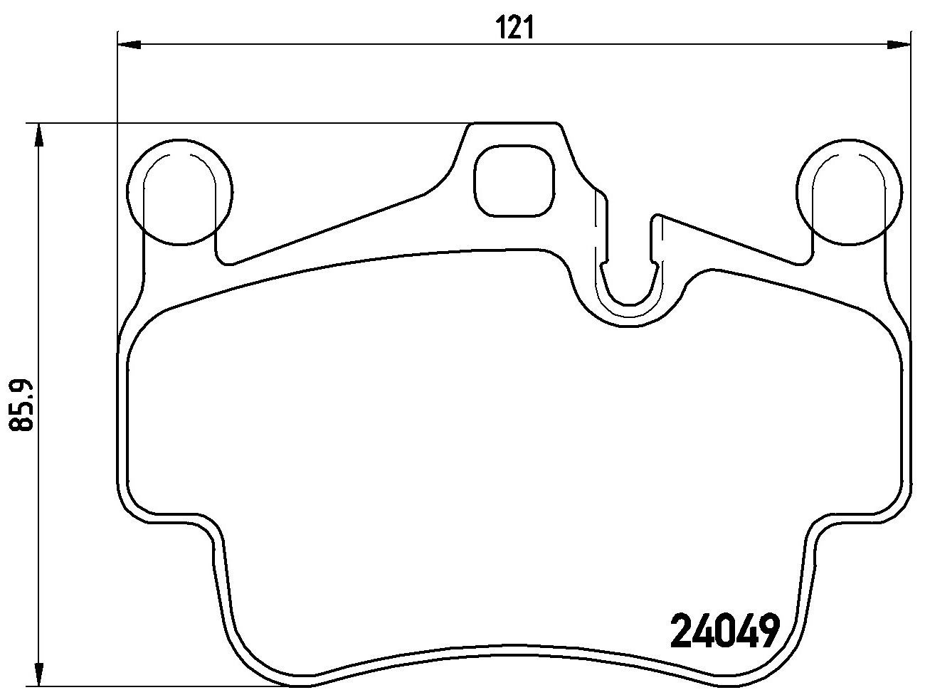 Гальмівні колодки Brembo P65015 ціна, від 49.30 USD