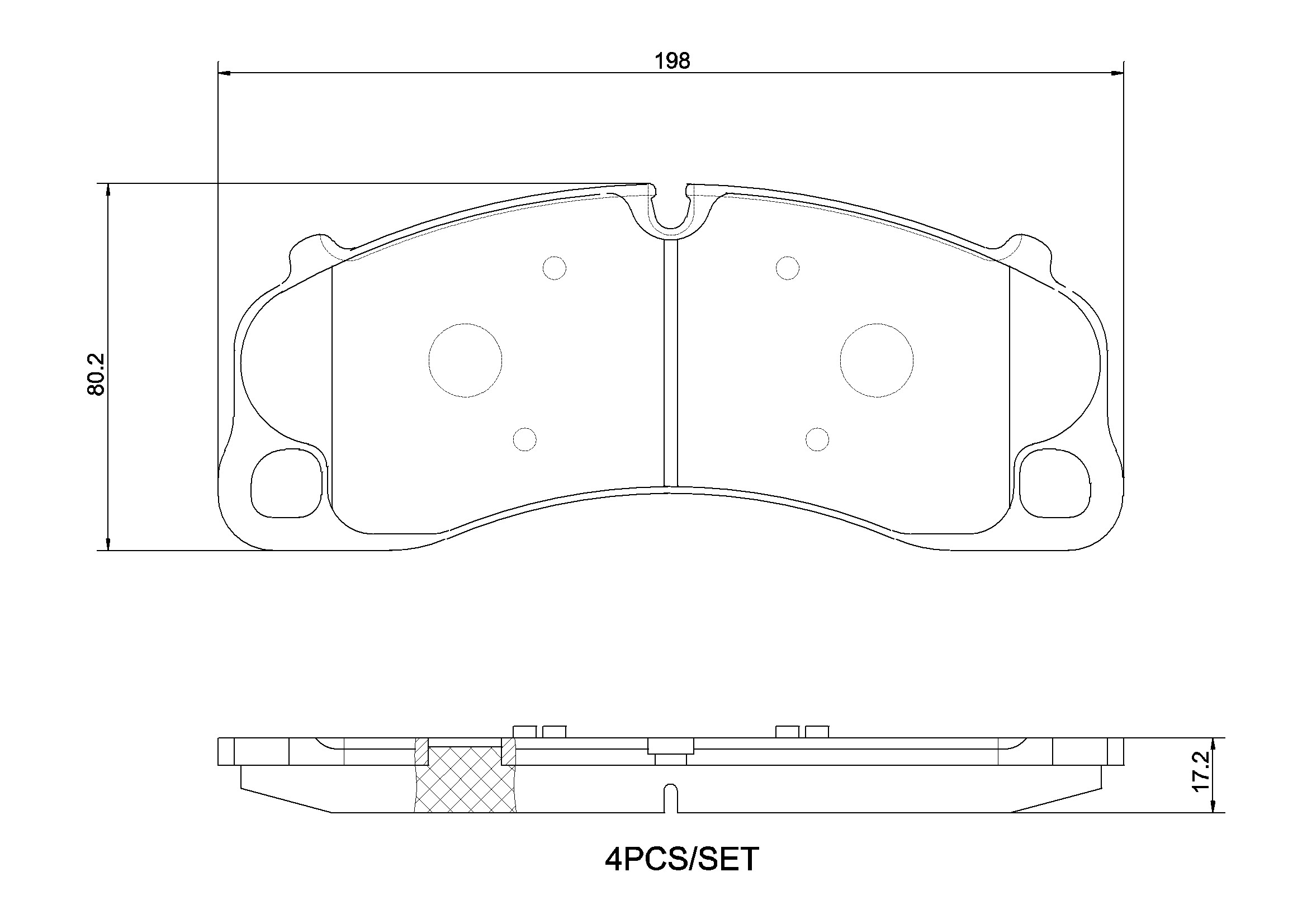 Передні тормозні колодки P65045 Brembo