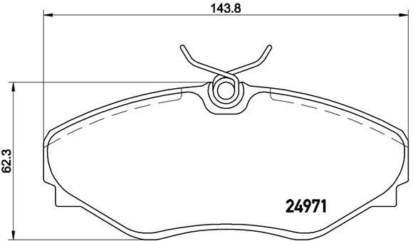 Гальмівні колодки Brembo P68055 ціна, від 29.88 USD