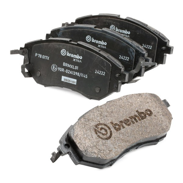 Купити P78017X Brembo Колодки гальмівні передні, дискові