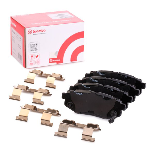 Купити P78018 Brembo Задні колодки