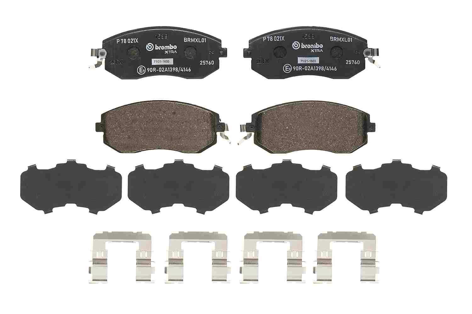 Гальмівні колодки Brembo P78021X ціна, від 39.40 USD