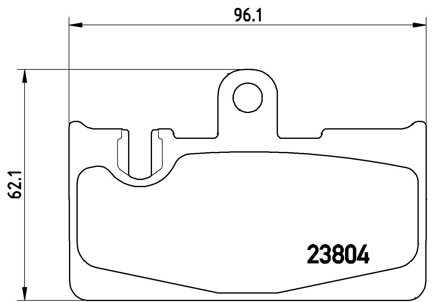 Задні гальмівні колодки Brembo P83059 ціна, від 23.93 USD