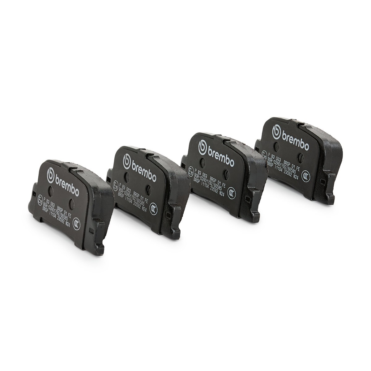 P83063 Brembo Колодки гальмівні задні, дискові