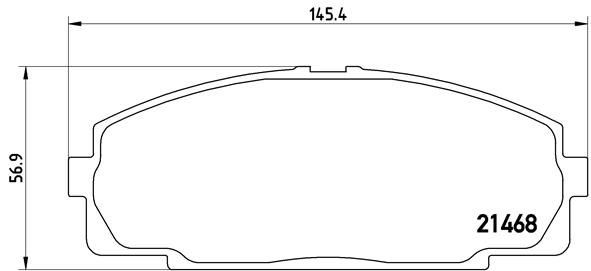 P83092 Brembo Передні гальмівні колодки