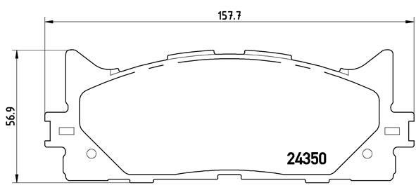 P83117X Brembo Передні гальмівні колодки