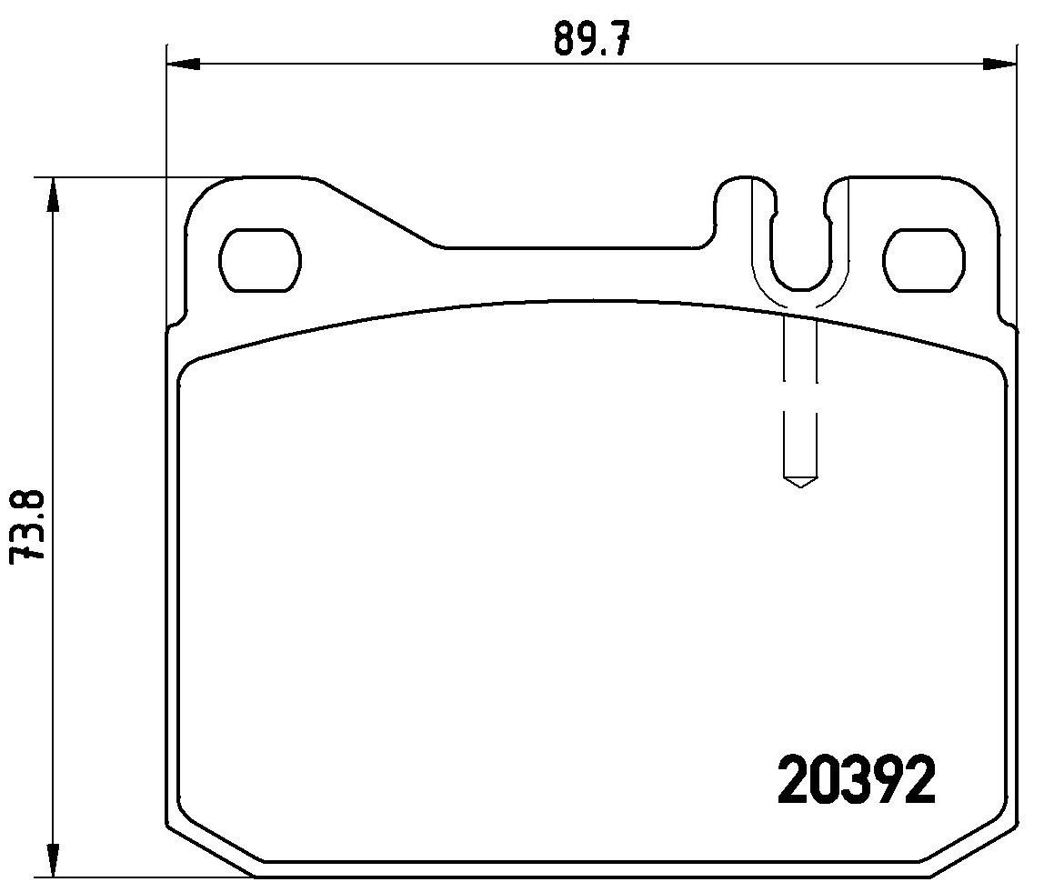 Гальмівні колодки Brembo P85007 ціна, від 16.86 USD