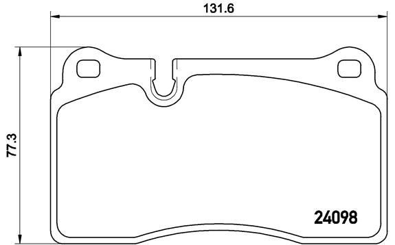 Купити P85110 Brembo Колодки гальмівні передні, дискові