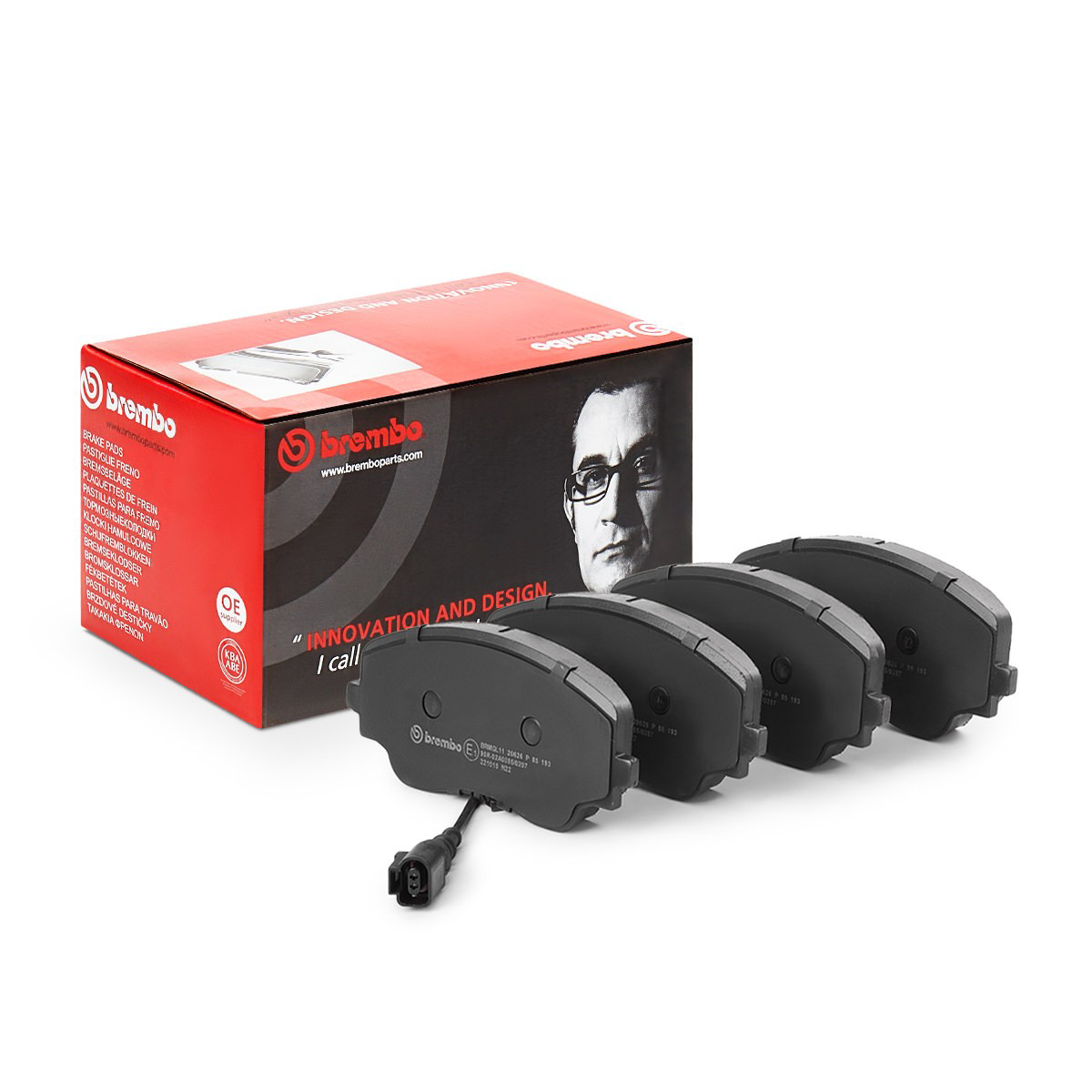 Купити P85193 Brembo Колодки гальмівні передні, дискові