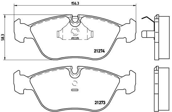 Тормозні колодки Brembo P86013