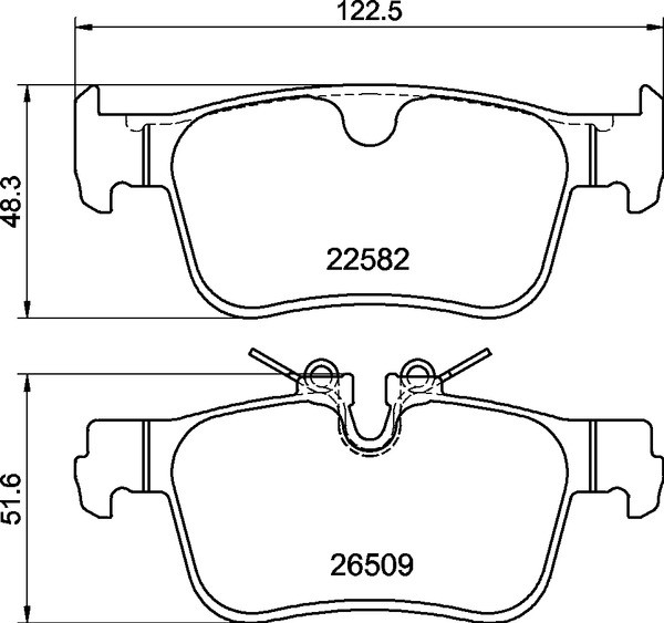 P86035 Brembo Колодки гальмівні задні, дискові