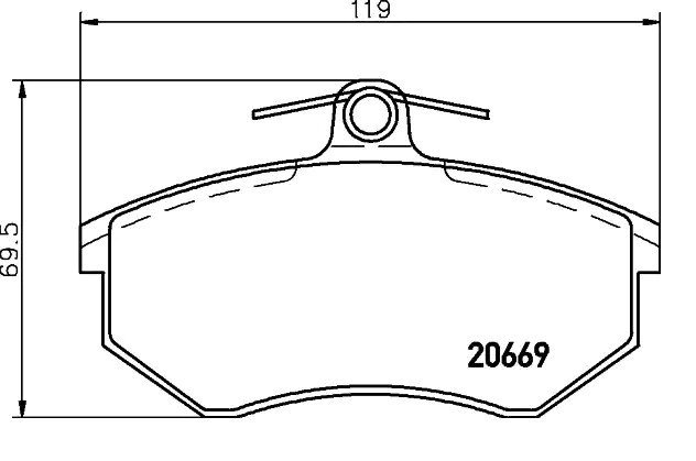 Купити P99026 Brembo Колодки гальмівні передні, дискові