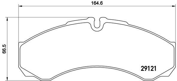 PA6021 Brembo Передні гальмівні колодки