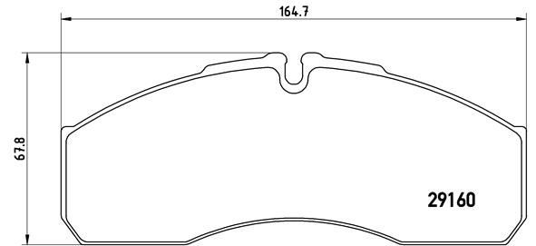 PA6022 Brembo Передні гальмівні колодки
