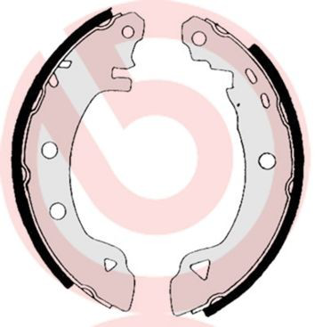 Колодки гальмові задні, барабанні Brembo S23507 ціна, від 23.05 USD