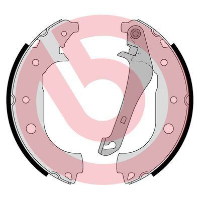 Купити S24552 Brembo Гальмівні колодки гальма стоянки