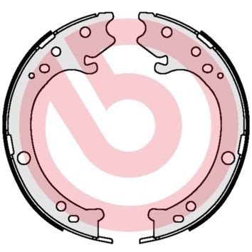 Купити S28517 Brembo Гальмівні колодки гальма стоянки