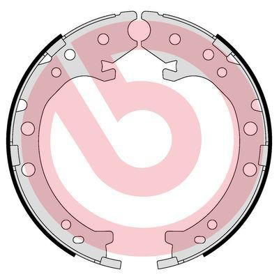 Колодки ручника / стоянкового гальма Brembo S28519 ціна, від 24.63 USD