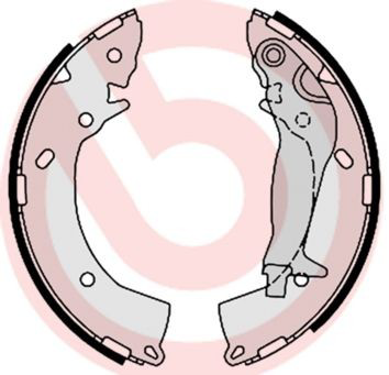 Купити S30519 Brembo Колодки гальмові задні, барабанні