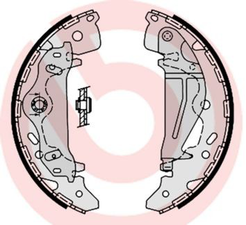 Купити S30521 Brembo Колодки гальмові задні, барабанні