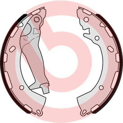 Колодки гальмові задні, барабанні Brembo S30525 ціна, від 24.16 USD