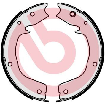 Колодки ручника / стоянкового гальма Brembo S54524 ціна, від 29.06 USD