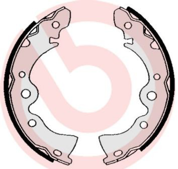 Купити S56519 Brembo Колодки гальмові задні, барабанні