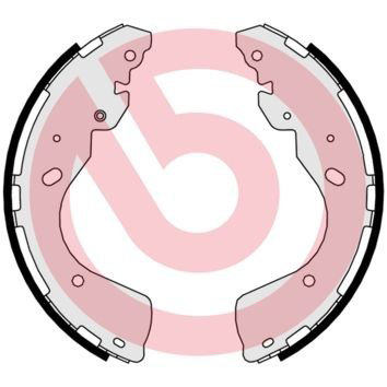 Купити S56547 Brembo Колодки гальмові задні, барабанні