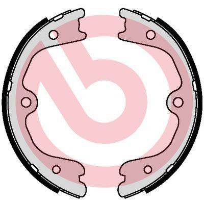 Колодки ручника / стоянкового гальма Brembo S56552 ціна, від 28.21 USD