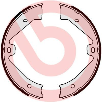 Колодки ручника / стоянкового гальма Brembo S65505 ціна, від 40.54 USD