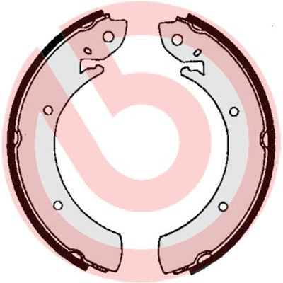 Купити S68516 Brembo Колодки гальмові задні, барабанні