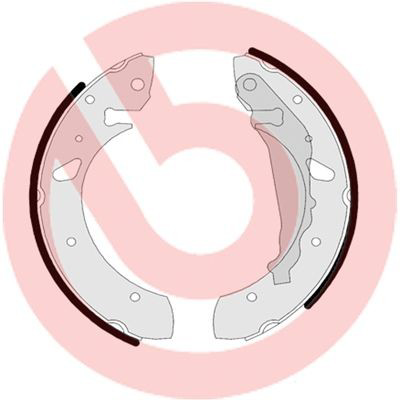 Колодки гальмові задні, барабанні Brembo S83507 ціна, від 21.65 USD