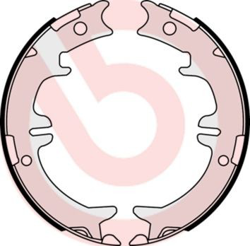 Колодки стоянкового гальма Brembo S83542