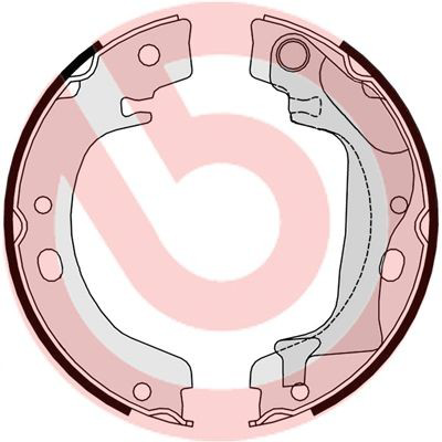Колодки гальмові задні, барабанні Brembo S83560 ціна, від 23.05 USD